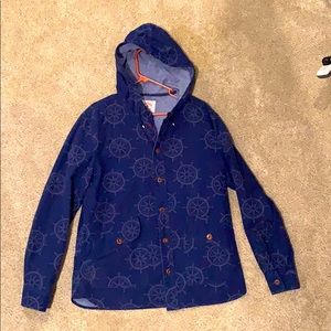 Brooks Brothers- Navy Yacht Hoodie Jacket